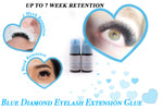 Blue Diamoond Eyelash Extension Glue Supreme Retention Very long lasting: up to 7 weeks - Drying time: 1-2 sec - Suitable for both classic and volume eyelash extension applications - Made in Korea - A package contains a bottle of glue, a silica pack & a red pin - Single pack - Save more when you buy in packages of 2 or 3.