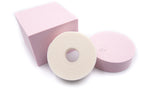 - This foam tape can be used as an alternative to eye gel pads. It is very useful when your clients are allergic to eye gel pads. To use it, you can cut out a section of foam tape to the length and shape that you want, and you might want to de-tack some of the stickiness before placing it onto your client's bottom lashes.   - The extra thickness (compared to medical tapes) from the foam material provides some additional padding and support for your sharp tweezers while working on clients' lashes.